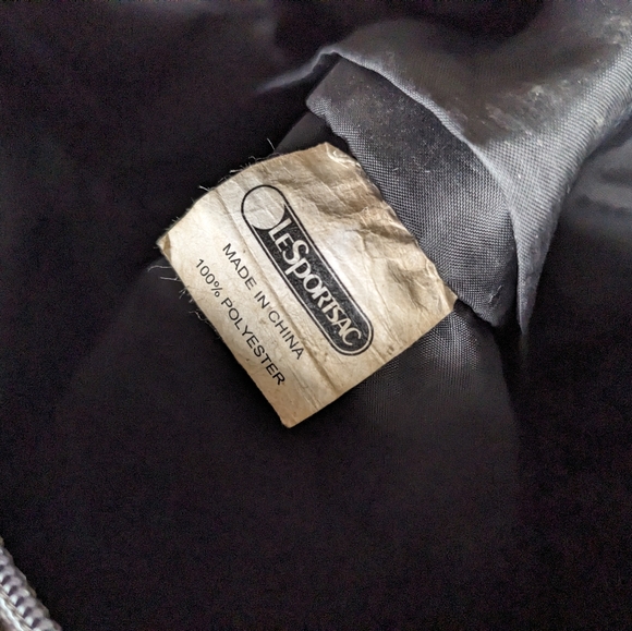 LeSportsac Floral Gray Crossbody Bag - Picture 4 of 5